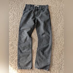 Levi's 514 Black Distressed Straight Fit Women's Jeans Size 29X31 (18Reg)